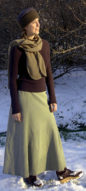 Handmade Fleece skirt