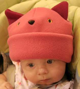 Baby Fox Hat Knitting Machine, Kitty Cat Hat